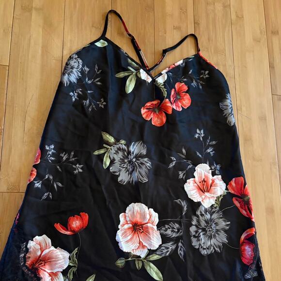 Inc black floral slip lingerie - Picture 4 of 6